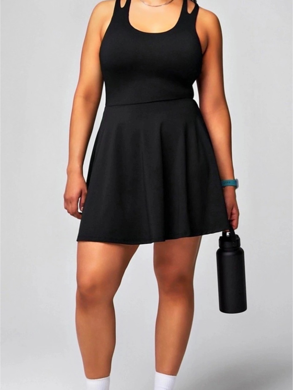 Fabletics On-The-Go Dress Black Small
